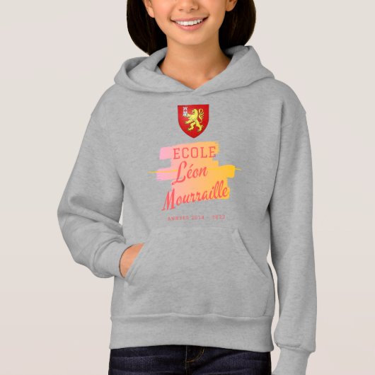 Sweat à capuche Ecole Léon Mourraille 2014 - 2022 (正面)