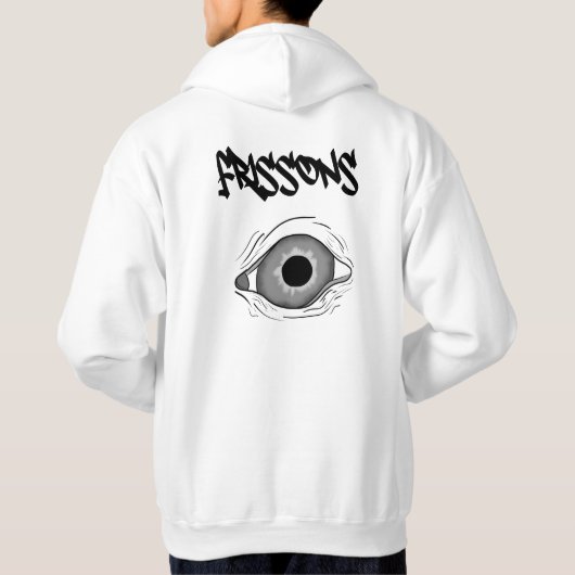 Sweat à capuche frissons (œil) パーカ (裏面)