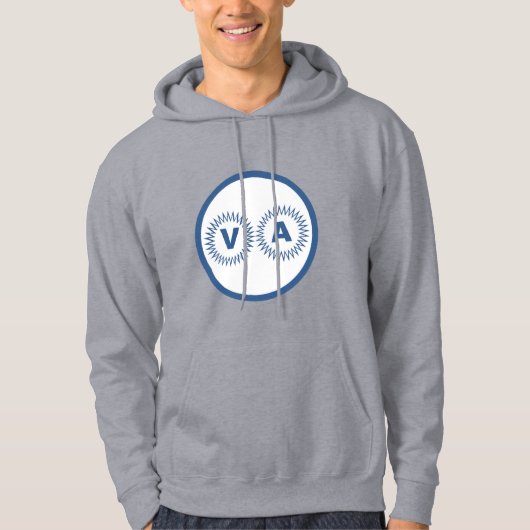 Sweat à capuche grise homme DESIGN VIRGINIA パーカ (正面)