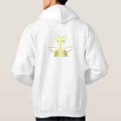 sweat a capuche motif croix jesus パーカ (裏面)