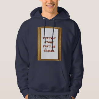 Sweat à capuche navy The Tru story can't be cancel パーカ
