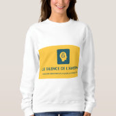 Sweat à capuche pour femme スウェットシャツ (正面)