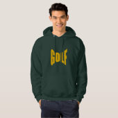 Sweat à capuche vert foret homme GOLF パーカ (正面フル)