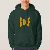 Sweat à capuche vert foret homme  GOLF パーカ (正面)