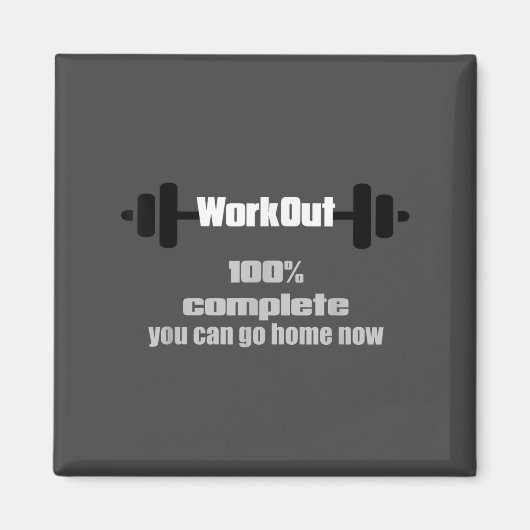 Sweat Activated Motivational Workout Complete Gym マグネット (正面)