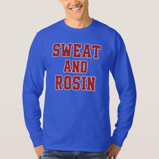 Sweat And Rosin – ニューヨーク野球選手 Tシャツ (正面)