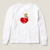Sweat "Cœur Canin Connecté" : Adorable Shiba Inu s (デザイン背面)