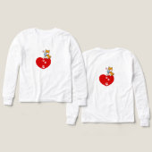 Sweat "Cœur Canin Connecté" : Adorable Shiba Inu s (デザイン 正面＆背面)