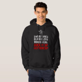 Sweat dries blood clots bones heal suck it up butt パーカ (正面フル)
