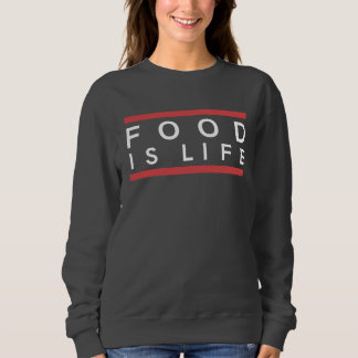 SWEAT FOOD IS LIFE - FEMME スウェットシャツ