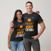 Sweat Is Just Fat Crying  gym workout Tシャツ (ユニセックス)