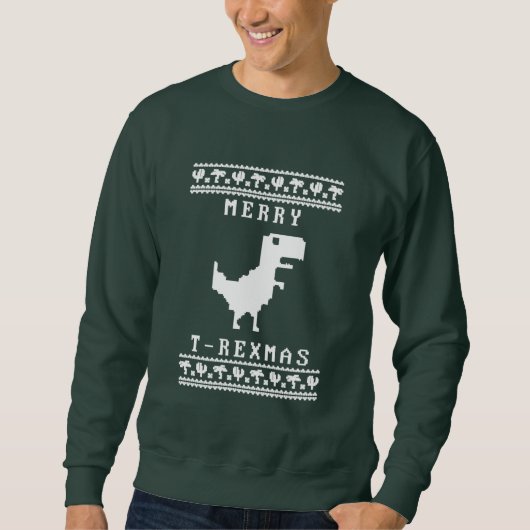 Sweat Merry T-Rexmas スウェットシャツ (正面)