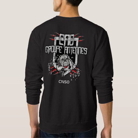 SWEAT NOIR ANTENNES スウェットシャツ (裏面)