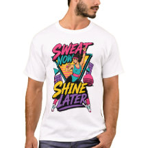 Sweat Now Shine Later レトロ80年代ジム