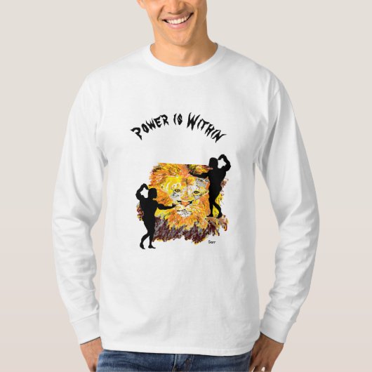 Sweat Shirt：パワー・インサイド Tシャツ (正面)