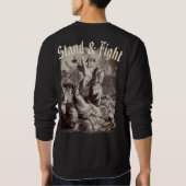 Sweat shirt Charles Martel Stand & Fight スウェットシャツ (裏面)