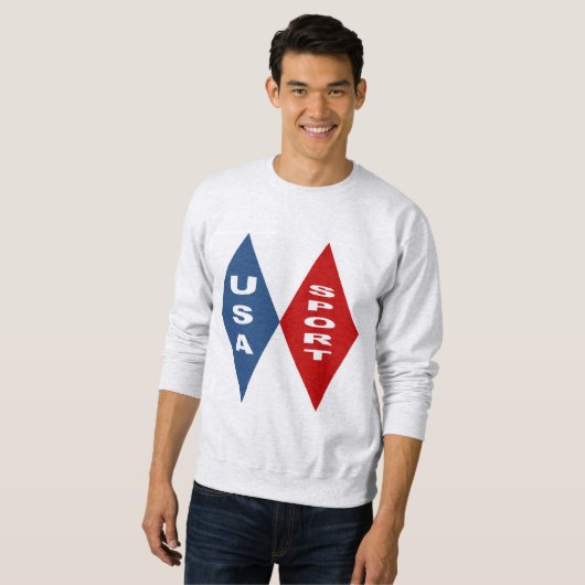 SWEAT SHIRT  DE BASE   NEW  DESIGN    USA  SPORT スウェットシャツ (正面フル)