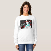 Sweat-shirt femme japonaise kimono type manga スウェットシャツ (正面フル)