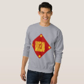 Sweat shirt gris Design BARCELONA スウェットシャツ (正面フル)