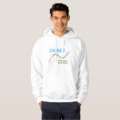 sweat shirt lacher crise パーカ (正面フル)