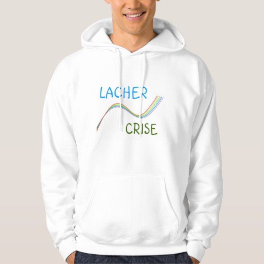sweat shirt lacher crise パーカ (正面)
