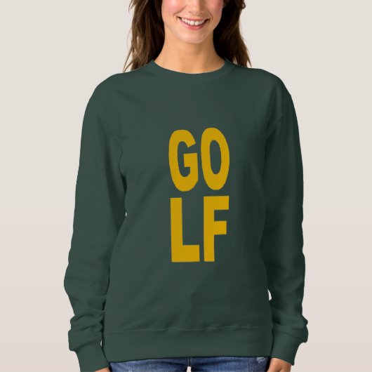 Sweat shirt vert foret femme  DESIGN  GLOF スウェットシャツ (正面)