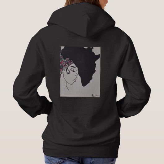 sweat street afro パーカ (裏面)