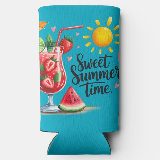 Sweat Summertime スリム缶クーラー (裏面)