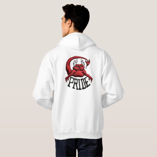 Sweat Your Sin Devil Pride パーカ (裏面フル)