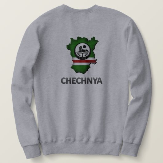 Sweater Chechnya スウェットシャツ (デザイン裏面)