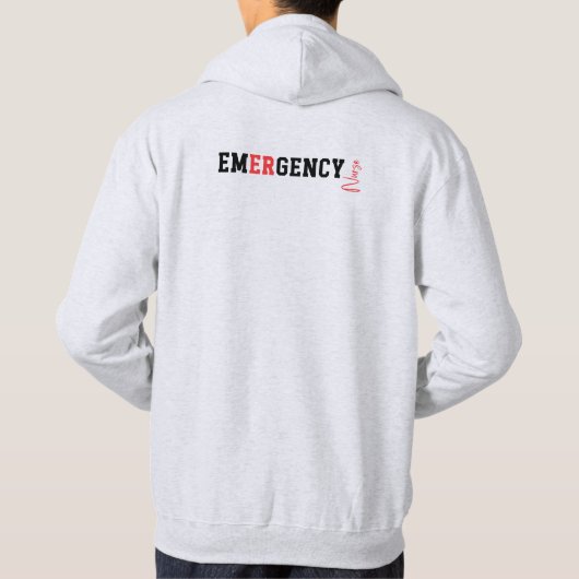 sweater para enfermero de urgencias パーカ (裏面)