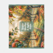 Sweater Weather & Apples Forever Fleece Blanket フリースブランケット (正面)
