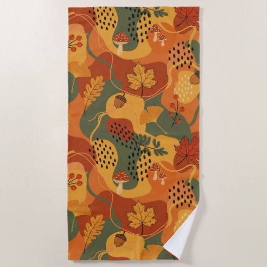 Sweater Weather Forever ビーチタオル (正面)