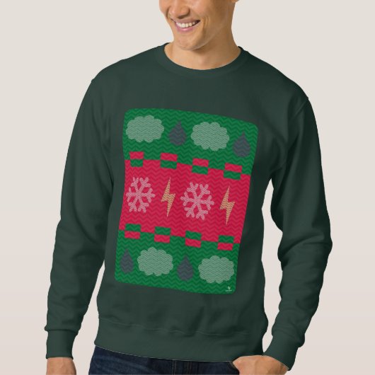 Sweater Weather Funny Holiday Design スウェットシャツ (正面)