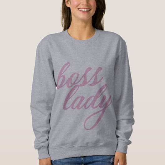 Sweatshirtボスの女性 スウェットシャツ (正面)