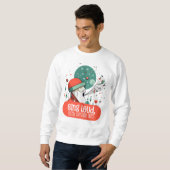 Sweatshirt – 大声で歌って、クリスマスの応援を広げる スウェットシャツ (正面フル)