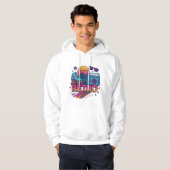 Sweatshirt à Capuche Homme Rétro Années 80 パーカ (正面フル)