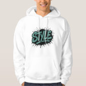 Sweatshirt à Capuche Homme Style Graffiti パーカ (正面)