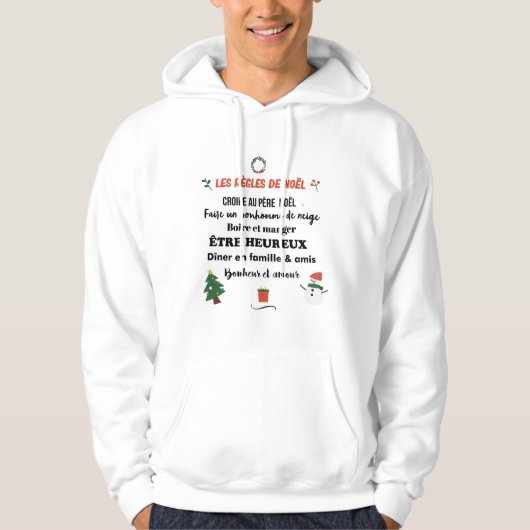 Sweatshirt à capuche Noël パーカ (正面)