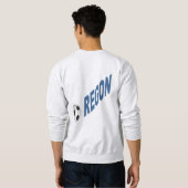 Sweatshirt cendre dos homme DESIGN OREGON SPORT スウェットシャツ (裏面フル)