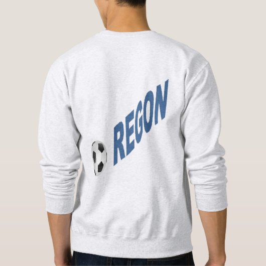 Sweatshirt cendre dos homme DESIGN OREGON SPORT スウェットシャツ (裏面)
