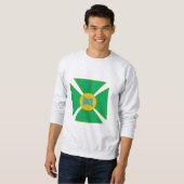 Sweatshirt cendre homme DESIGN BRAZIL スウェットシャツ (正面フル)