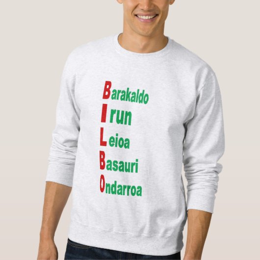 Sweatshirt cendre homme TOURISME PAYS BASQUE スウェットシャツ (正面)
