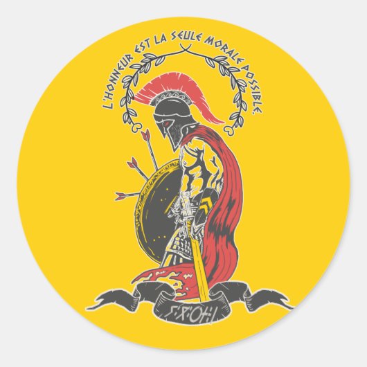 Sweatshirt Citation Jugurtha ラウンドシール (正面)