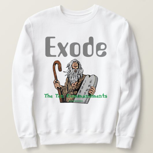 SWEATSHIRT EXODE スウェットシャツ (デザイン正面)