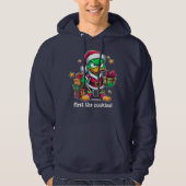 Sweatshirt "first the cookies!" No X-mas Duck パーカ (正面)