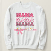 Sweatshirt for mom, with the phrase MAMA スウェットシャツ (デザイン正面)