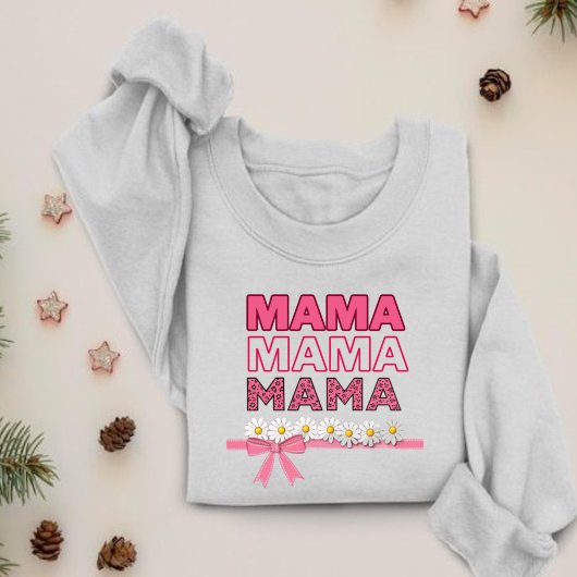 Sweatshirt for mom, with the phrase MAMA スウェットシャツ