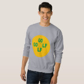 Sweatshirt gris  homme  SPORT  GOLF スウェットシャツ (正面フル)