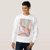 Sweatshirt in stylish abstract graphic スウェットシャツ (正面フル)
